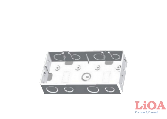 Đế âm và đế nổi lắp với mặt chữ nhật